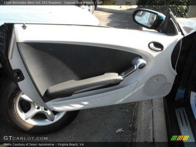 Caspian Blue Metallic / Ash 2006 Mercedes-Benz SLK 350 Roadster