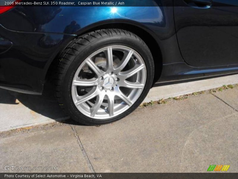 Caspian Blue Metallic / Ash 2006 Mercedes-Benz SLK 350 Roadster
