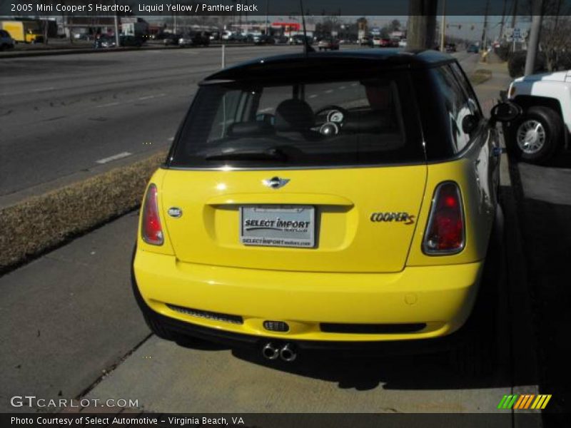 Liquid Yellow / Panther Black 2005 Mini Cooper S Hardtop