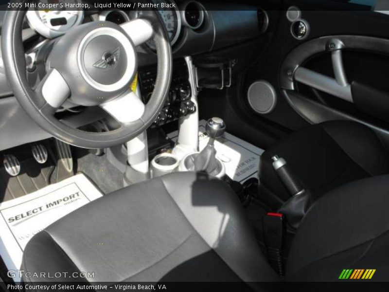 Liquid Yellow / Panther Black 2005 Mini Cooper S Hardtop