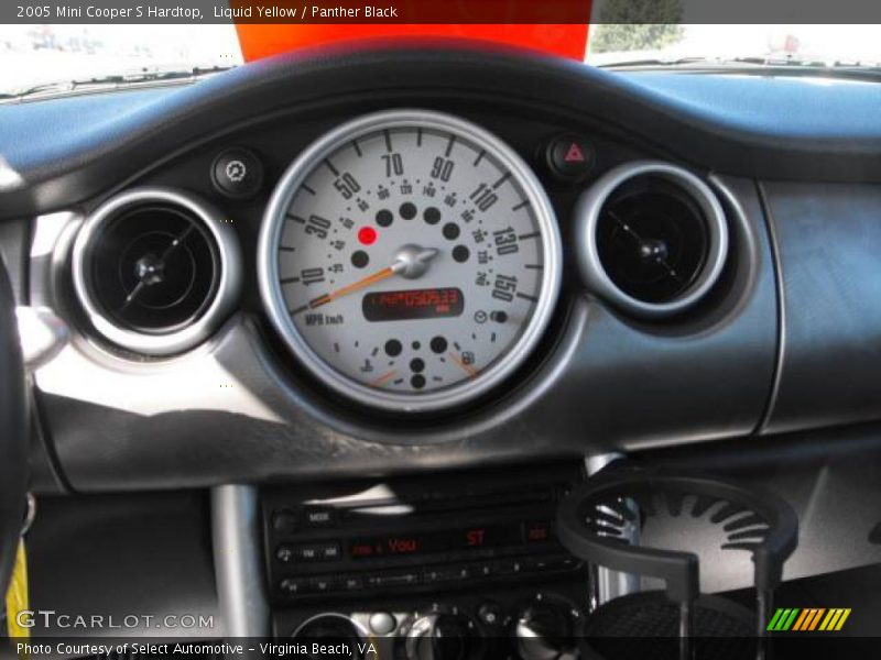 Liquid Yellow / Panther Black 2005 Mini Cooper S Hardtop