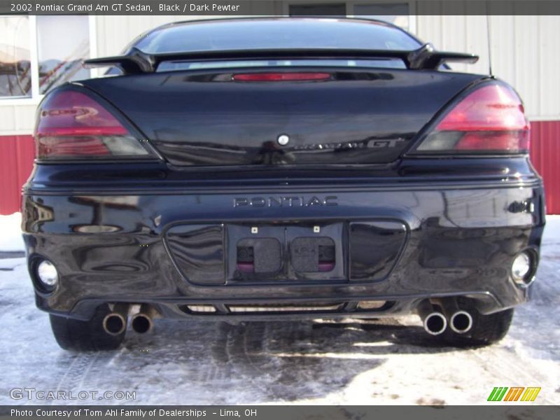 Black / Dark Pewter 2002 Pontiac Grand Am GT Sedan