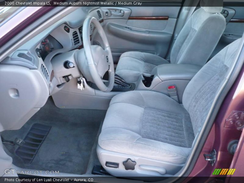 Medium Auburn Nightmist Metallic / Medium Gray 2000 Chevrolet Impala LS
