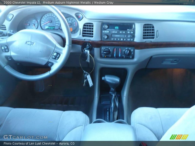 Medium Auburn Nightmist Metallic / Medium Gray 2000 Chevrolet Impala LS