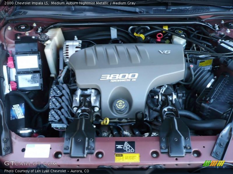 Medium Auburn Nightmist Metallic / Medium Gray 2000 Chevrolet Impala LS