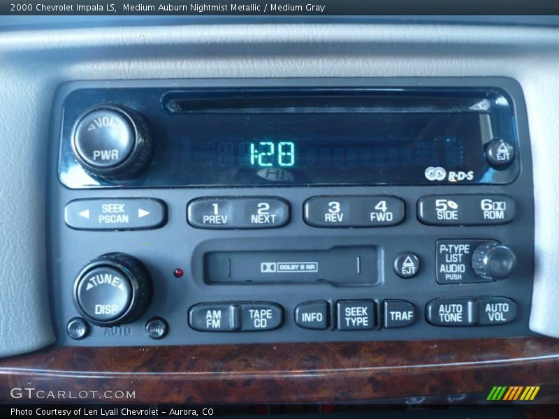 Medium Auburn Nightmist Metallic / Medium Gray 2000 Chevrolet Impala LS