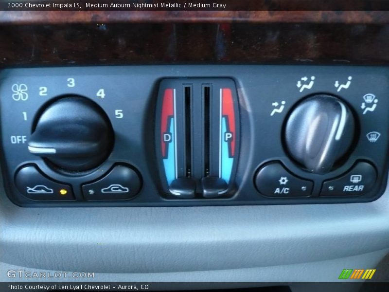 Medium Auburn Nightmist Metallic / Medium Gray 2000 Chevrolet Impala LS