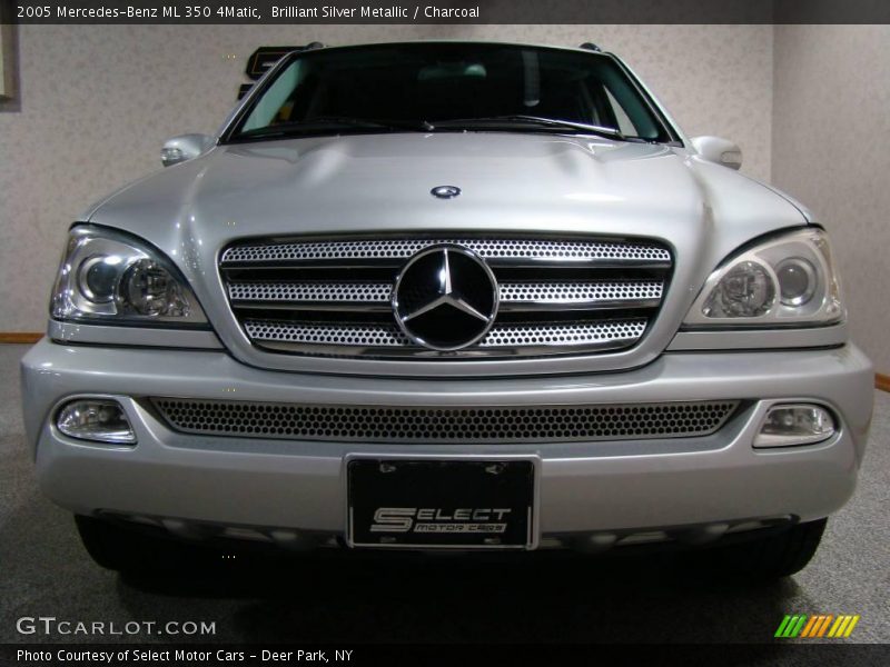 Brilliant Silver Metallic / Charcoal 2005 Mercedes-Benz ML 350 4Matic