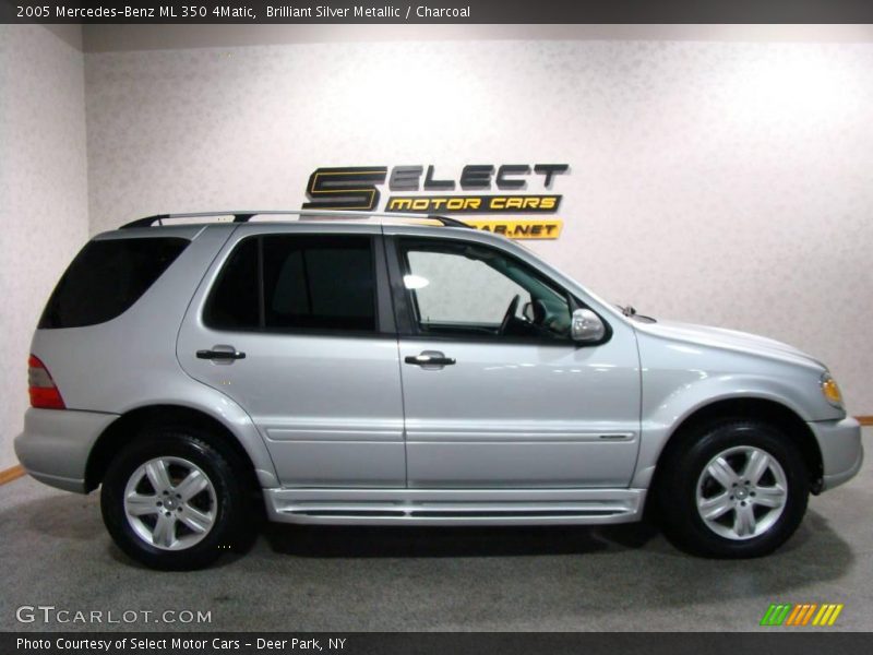 Brilliant Silver Metallic / Charcoal 2005 Mercedes-Benz ML 350 4Matic