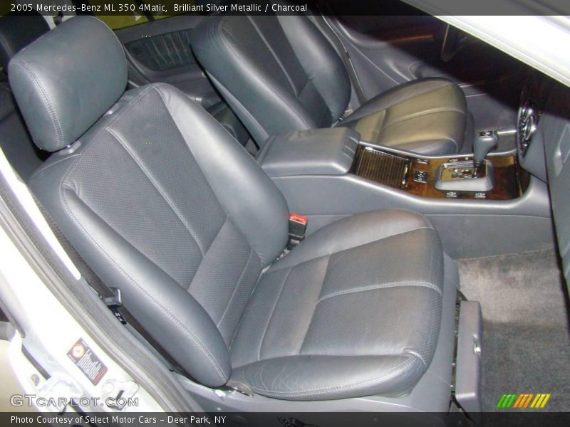 Brilliant Silver Metallic / Charcoal 2005 Mercedes-Benz ML 350 4Matic