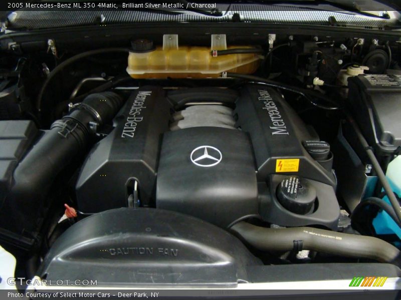 Brilliant Silver Metallic / Charcoal 2005 Mercedes-Benz ML 350 4Matic