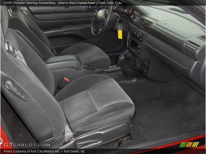 Inferno Red Crystal Pearl / Dark Slate Gray 2006 Chrysler Sebring Convertible