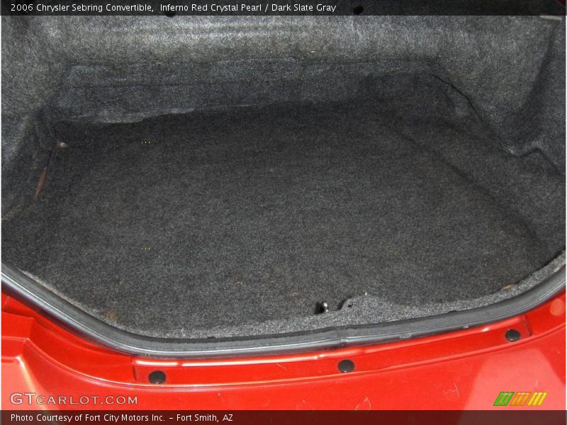 Inferno Red Crystal Pearl / Dark Slate Gray 2006 Chrysler Sebring Convertible