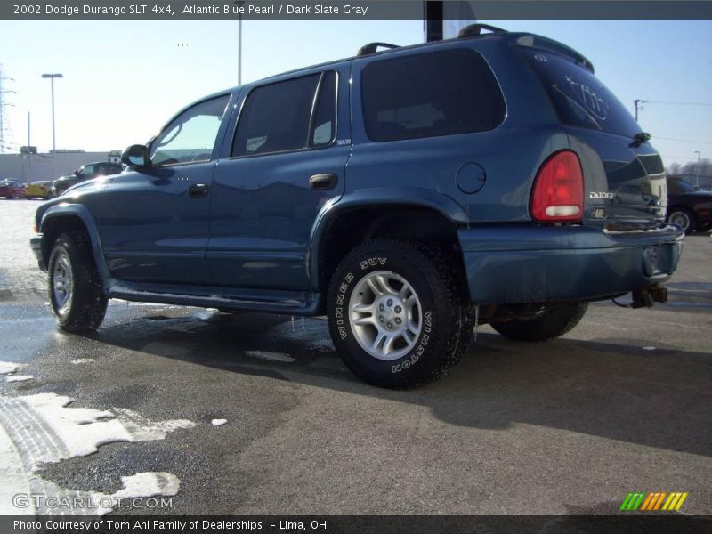 Atlantic Blue Pearl / Dark Slate Gray 2002 Dodge Durango SLT 4x4