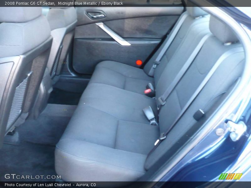 Midnight Blue Metallic / Ebony Black 2008 Pontiac G6 GT Sedan