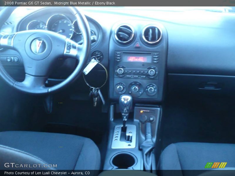 Midnight Blue Metallic / Ebony Black 2008 Pontiac G6 GT Sedan
