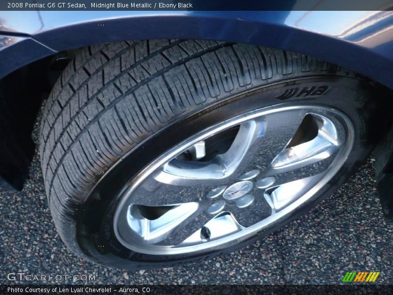Midnight Blue Metallic / Ebony Black 2008 Pontiac G6 GT Sedan