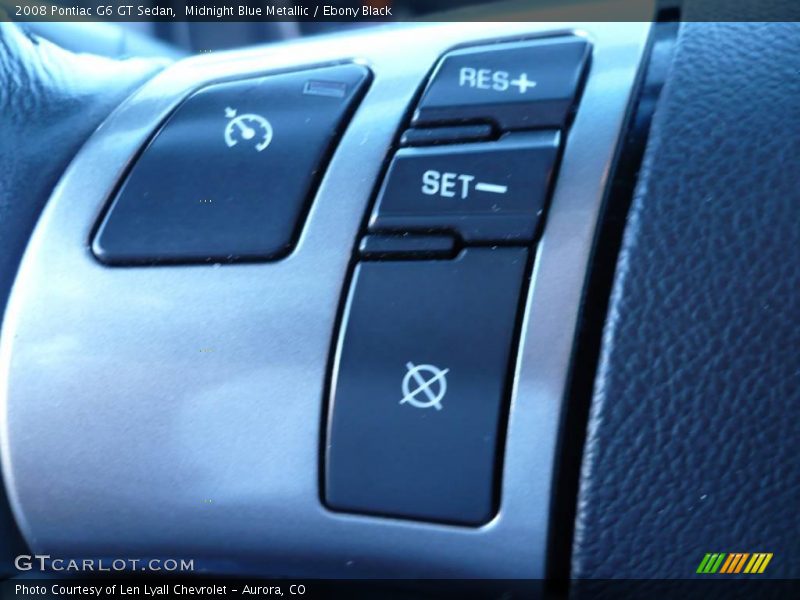 Midnight Blue Metallic / Ebony Black 2008 Pontiac G6 GT Sedan