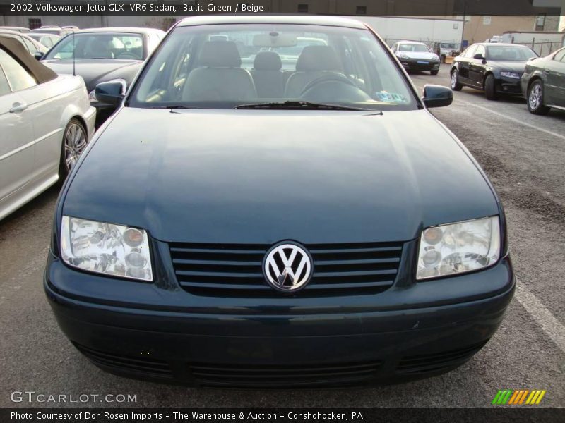 Baltic Green / Beige 2002 Volkswagen Jetta GLX  VR6 Sedan