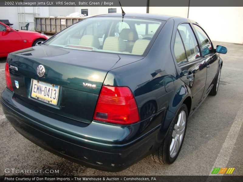 Baltic Green / Beige 2002 Volkswagen Jetta GLX  VR6 Sedan