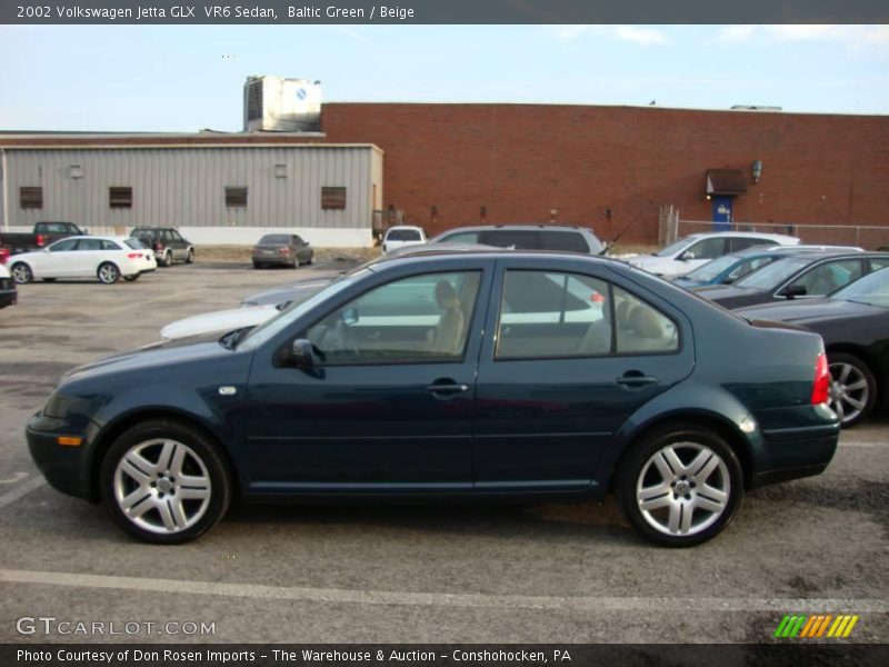 Baltic Green / Beige 2002 Volkswagen Jetta GLX  VR6 Sedan