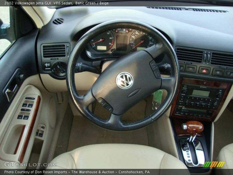 Baltic Green / Beige 2002 Volkswagen Jetta GLX  VR6 Sedan