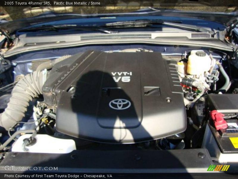 Pacific Blue Metallic / Stone 2005 Toyota 4Runner SR5