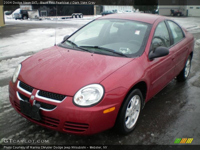 Blaze Red Pearlcoat / Dark Slate Gray 2004 Dodge Neon SXT