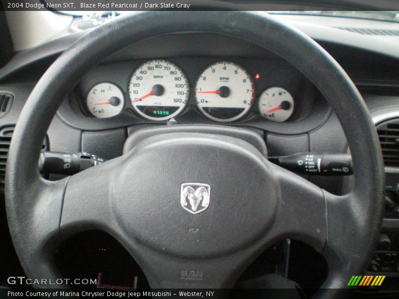Blaze Red Pearlcoat / Dark Slate Gray 2004 Dodge Neon SXT
