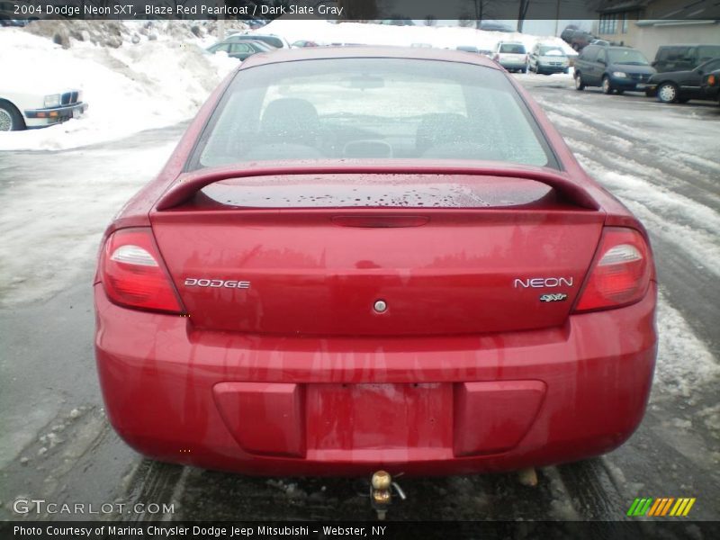 Blaze Red Pearlcoat / Dark Slate Gray 2004 Dodge Neon SXT