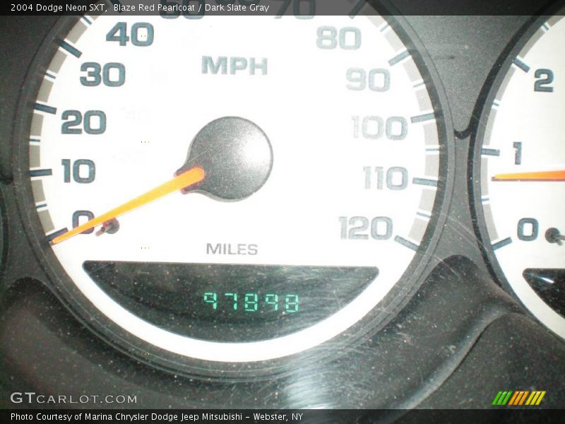 Blaze Red Pearlcoat / Dark Slate Gray 2004 Dodge Neon SXT
