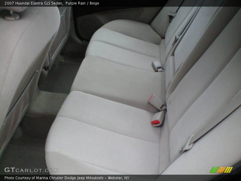 Purple Rain / Beige 2007 Hyundai Elantra GLS Sedan