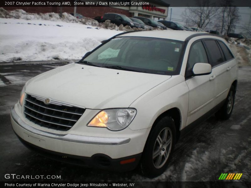Stone White / Dark Khaki/Light Graystone 2007 Chrysler Pacifica Touring AWD