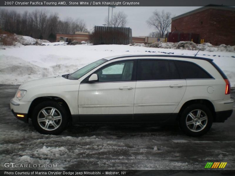 Stone White / Dark Khaki/Light Graystone 2007 Chrysler Pacifica Touring AWD