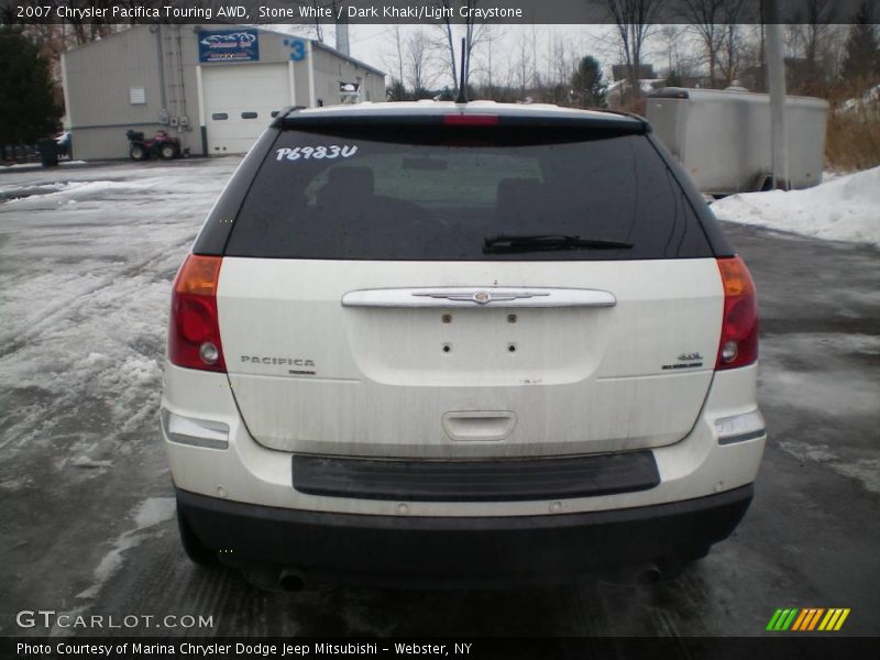 Stone White / Dark Khaki/Light Graystone 2007 Chrysler Pacifica Touring AWD