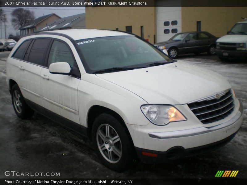 Stone White / Dark Khaki/Light Graystone 2007 Chrysler Pacifica Touring AWD