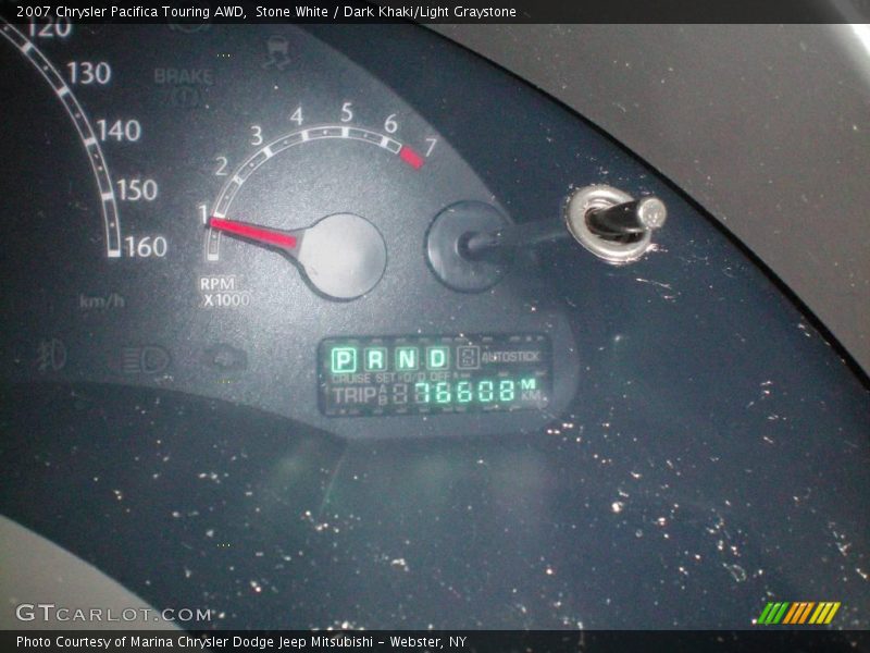 Stone White / Dark Khaki/Light Graystone 2007 Chrysler Pacifica Touring AWD