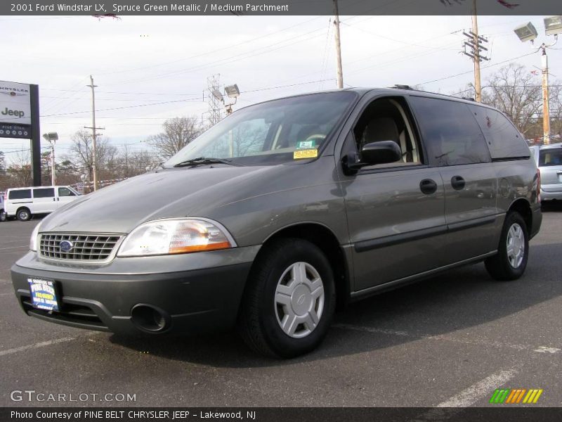 Spruce Green Metallic / Medium Parchment 2001 Ford Windstar LX