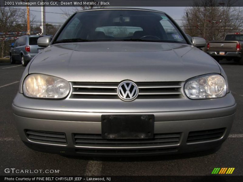 Desert Wind Metallic / Black 2001 Volkswagen Cabrio GLX