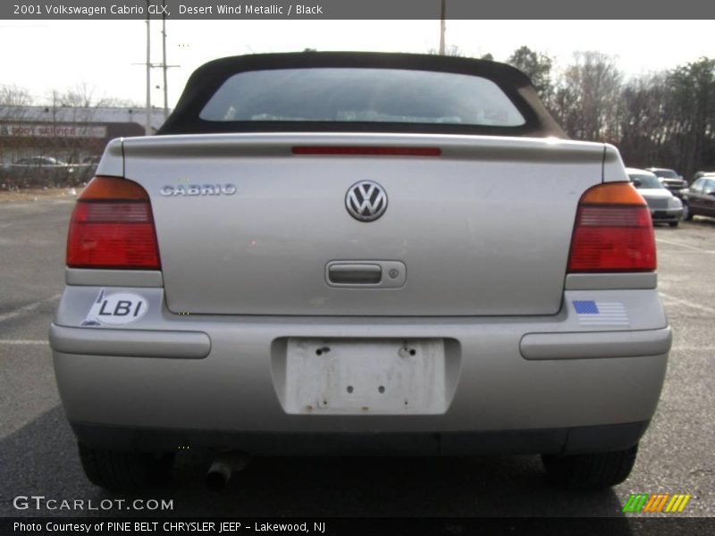 Desert Wind Metallic / Black 2001 Volkswagen Cabrio GLX