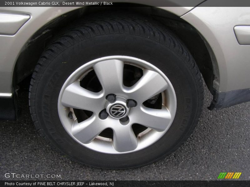 Desert Wind Metallic / Black 2001 Volkswagen Cabrio GLX