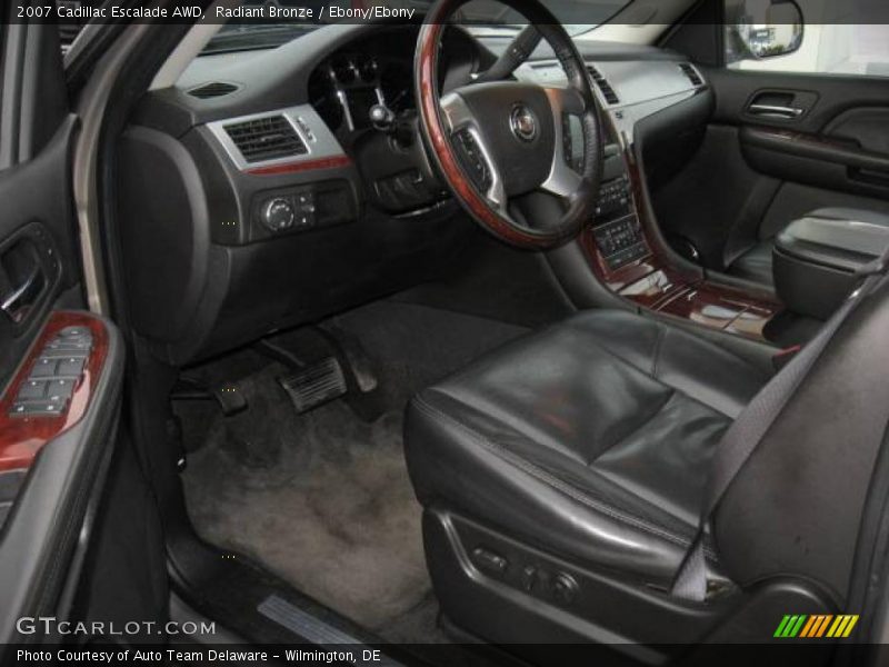 Radiant Bronze / Ebony/Ebony 2007 Cadillac Escalade AWD