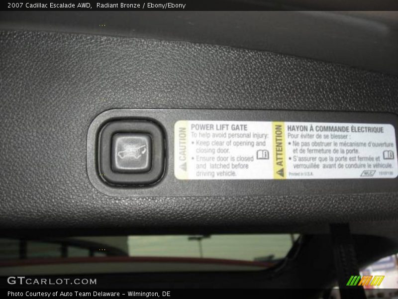 Radiant Bronze / Ebony/Ebony 2007 Cadillac Escalade AWD
