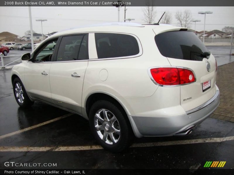 White Diamond Tri Coat / Cashmere/Cocoa 2008 Buick Enclave CXL AWD