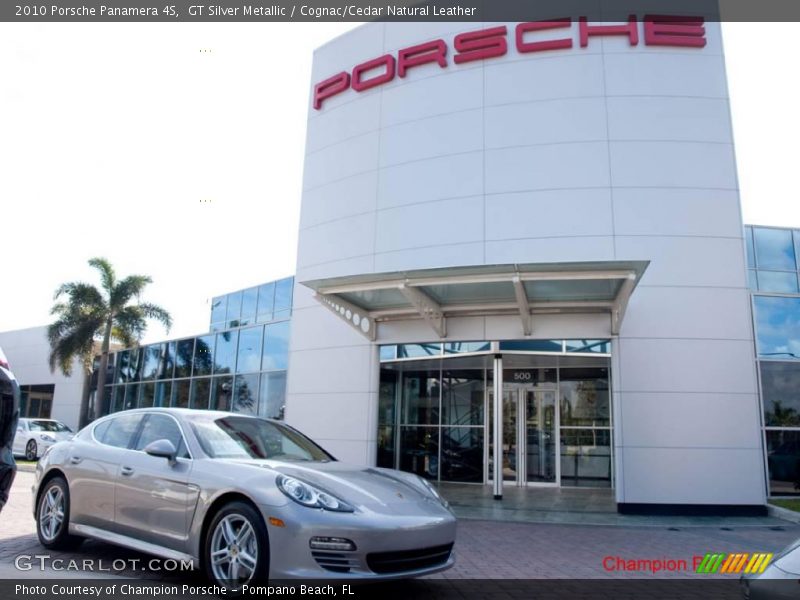 GT Silver Metallic / Cognac/Cedar Natural Leather 2010 Porsche Panamera 4S