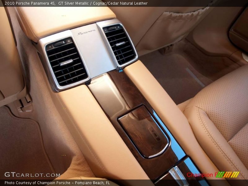 GT Silver Metallic / Cognac/Cedar Natural Leather 2010 Porsche Panamera 4S