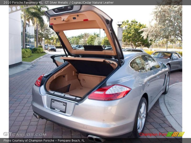 GT Silver Metallic / Cognac/Cedar Natural Leather 2010 Porsche Panamera 4S