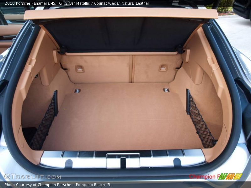 GT Silver Metallic / Cognac/Cedar Natural Leather 2010 Porsche Panamera 4S