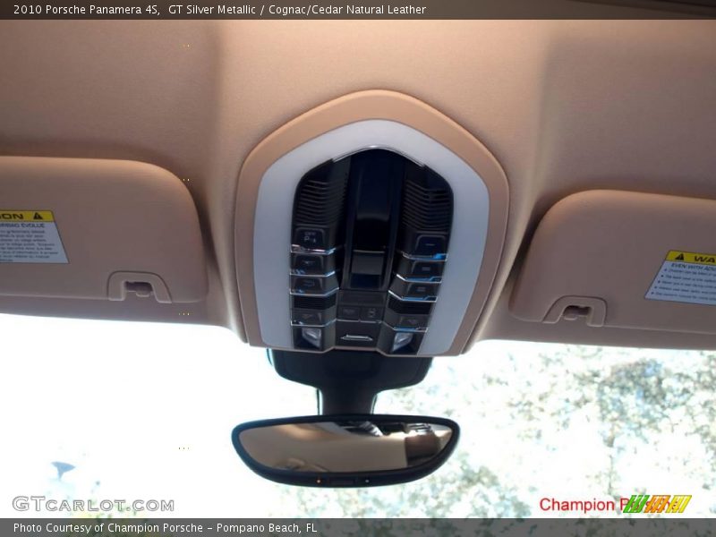 GT Silver Metallic / Cognac/Cedar Natural Leather 2010 Porsche Panamera 4S