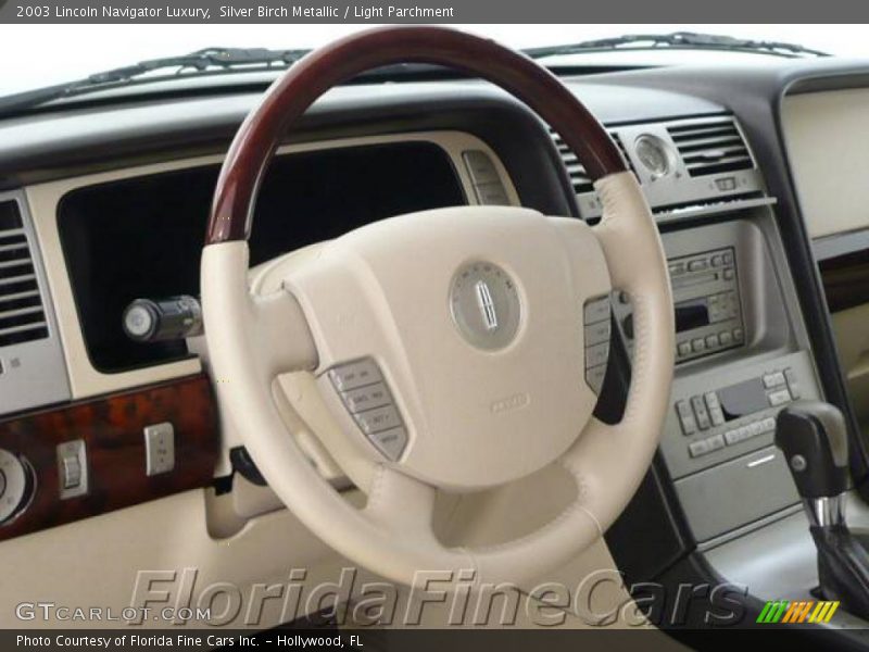 Silver Birch Metallic / Light Parchment 2003 Lincoln Navigator Luxury